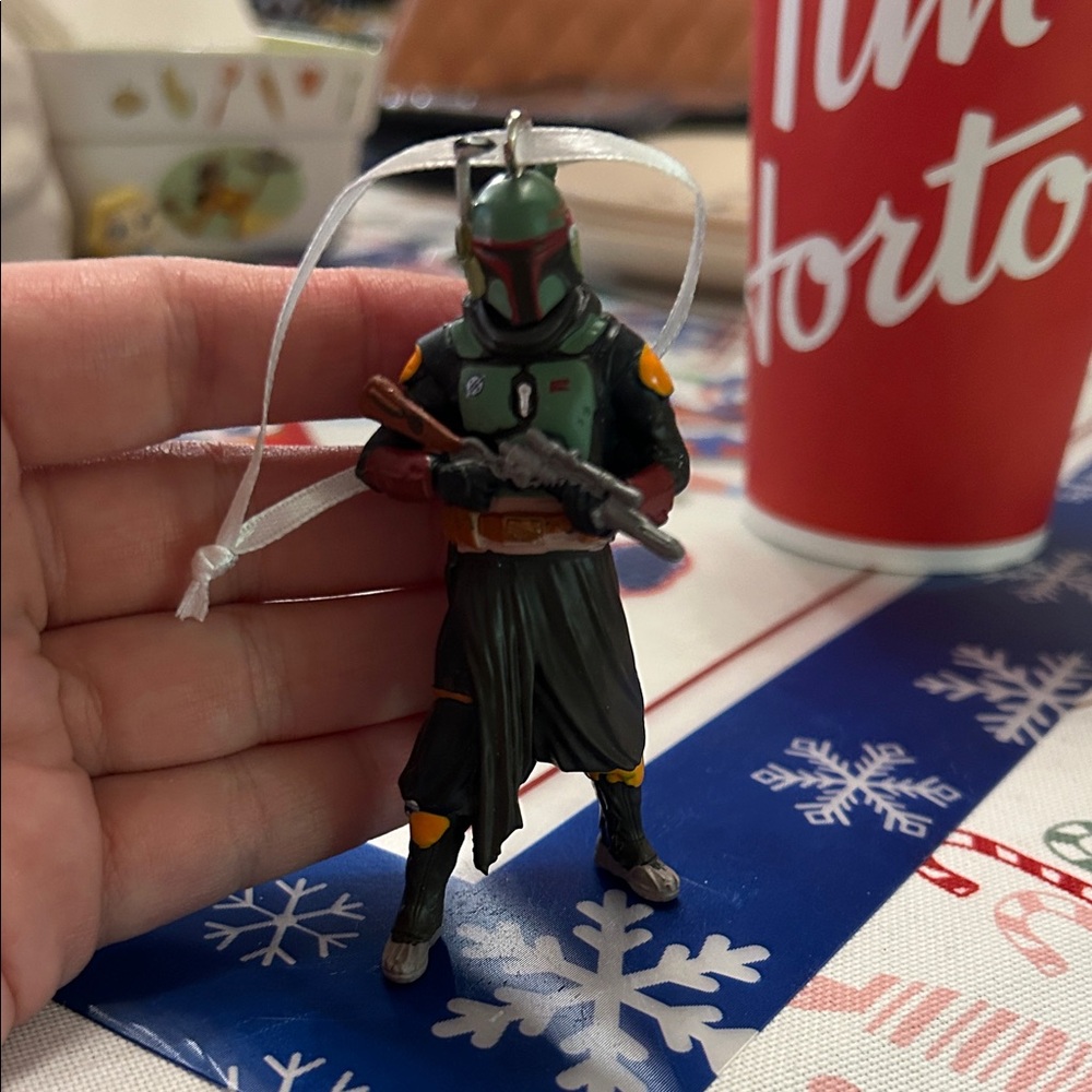 Disney Star Wars, Boba Fett Christmas ornament brand new